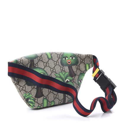 Gucci GG Supreme Monogram Smiling Plants Childrens Belt Bag Multicolor 2 of 9