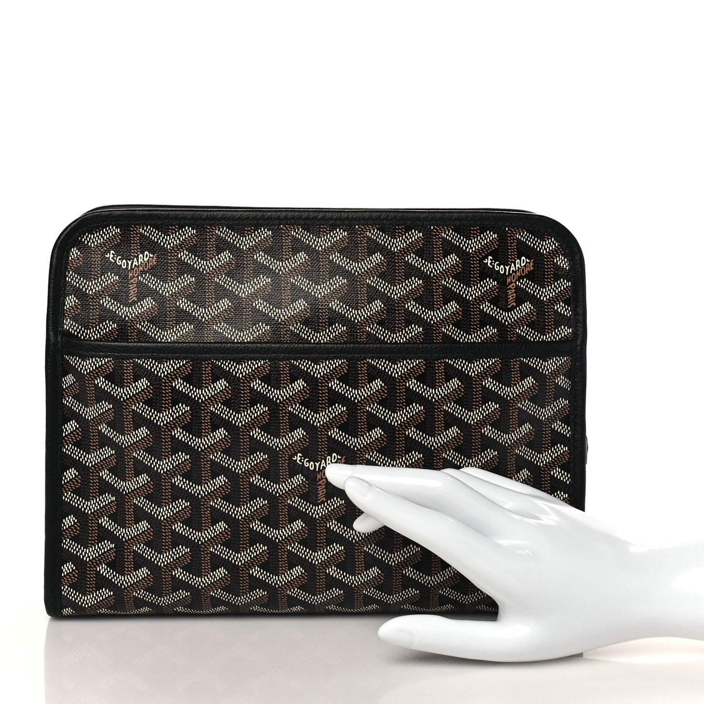 Goyardine Jouvence MM Toiletry Pouch Black
