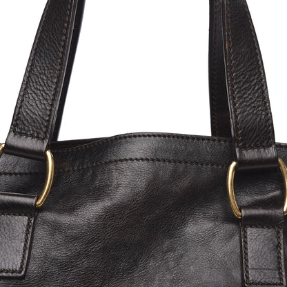 Saint Laurent Calfskin Medium Downtown Brown 18 of 19