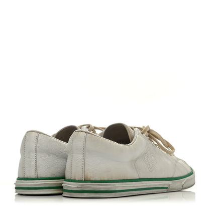 Balenciaga Calfskin Distressed Mens Match Tennis Sneakers 44 White 3 of 4