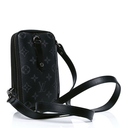Louis Vuitton Monogram Eclipse Reverse Double Phone Pouch 2 of 4