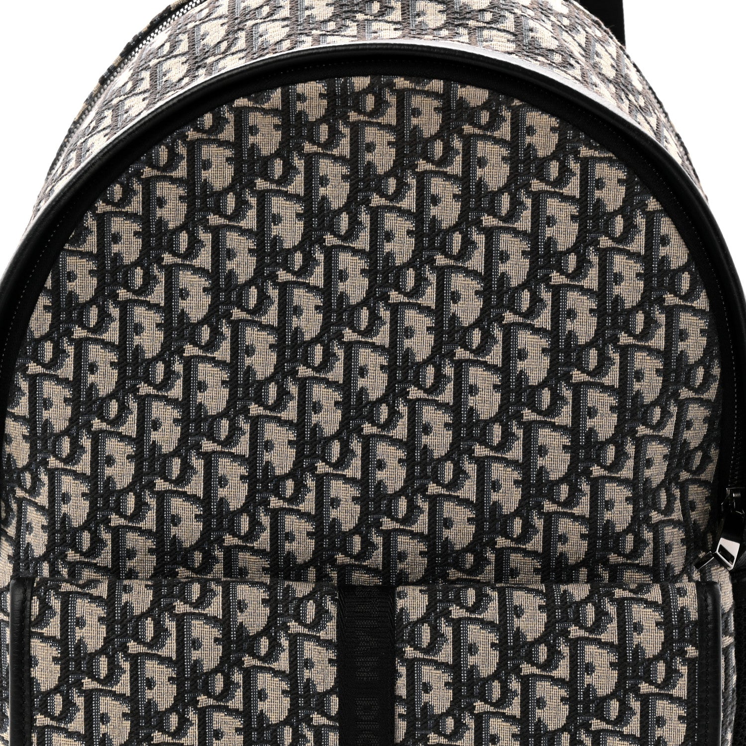 Christian Dior Oblique Calfskin 8 Backpack Beige Black 8 of 10