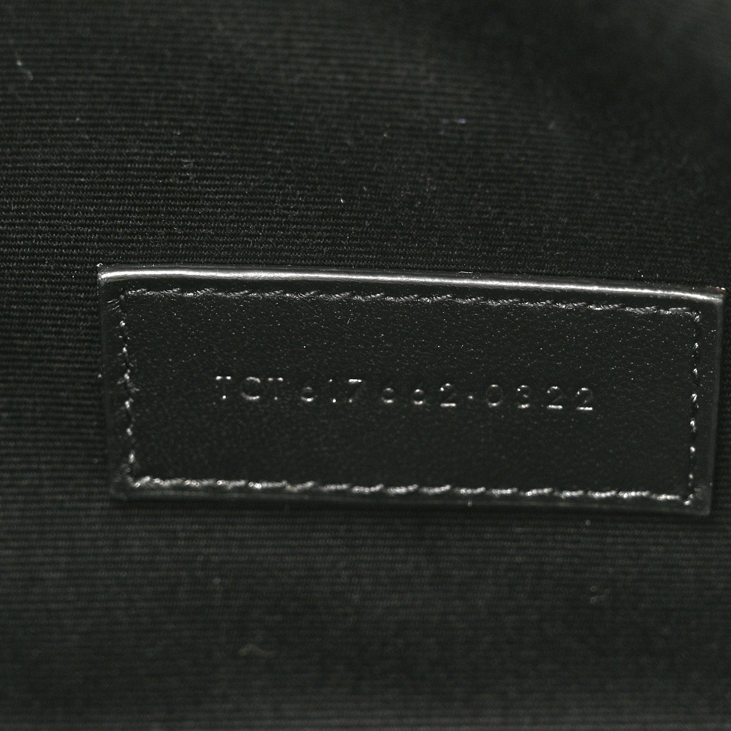 Saint Laurent Grain De Poudre Matelasse Chevron Monogram Envelope Clutch Crema Soft 7 of 7