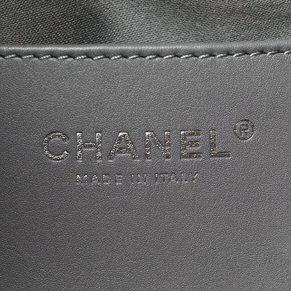 Chanel Metallic Caviar Quilted Small Chanel 25 Handbag Silver 6 of 10