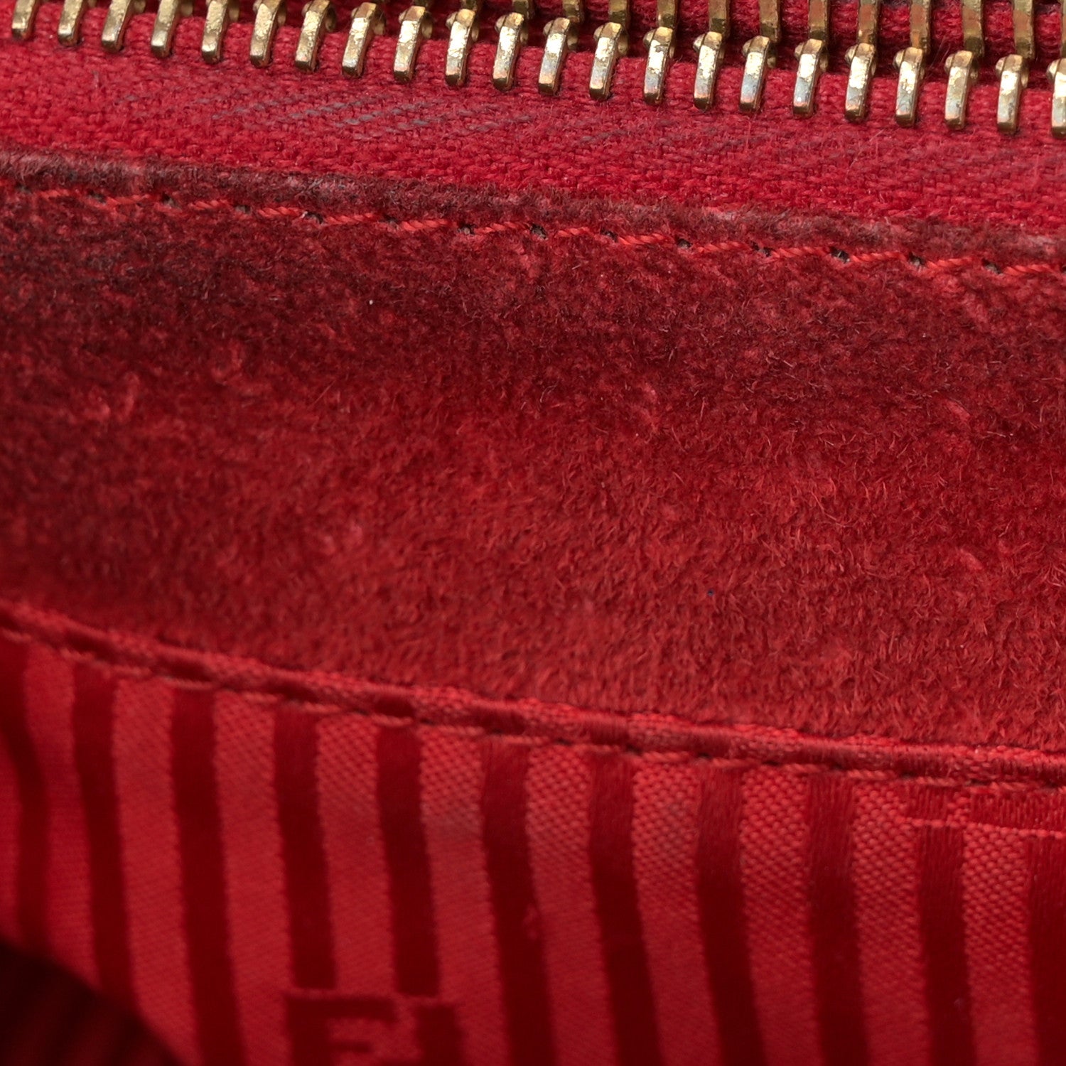 Fendi Vitello Elite Flamingo Regular 2Jours Tote Rosso Fiamma 11 of 16