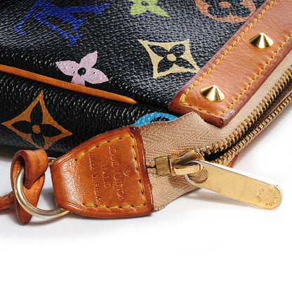 Louis Vuitton Monogram Multicolor Pochette Accessories Black 5 of 8