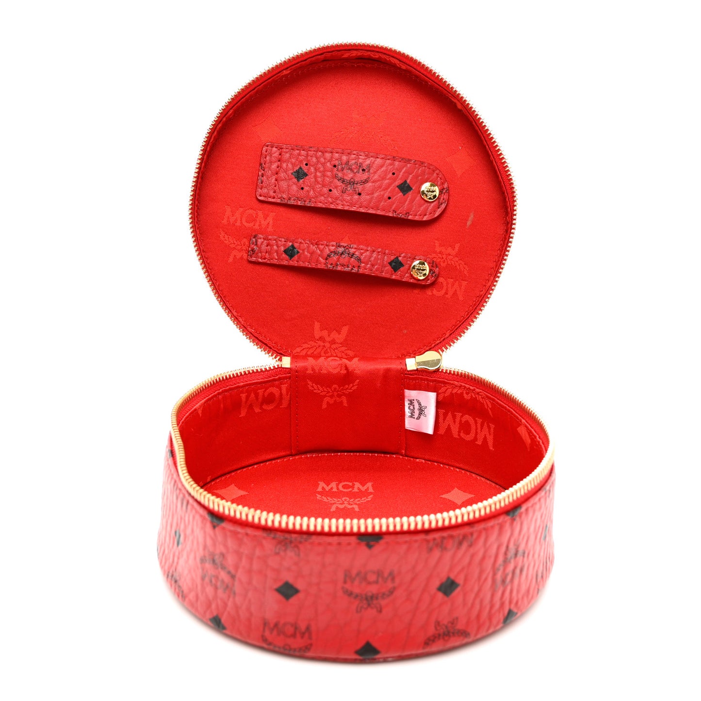 Visetos Vanity Cosmetic Case Red