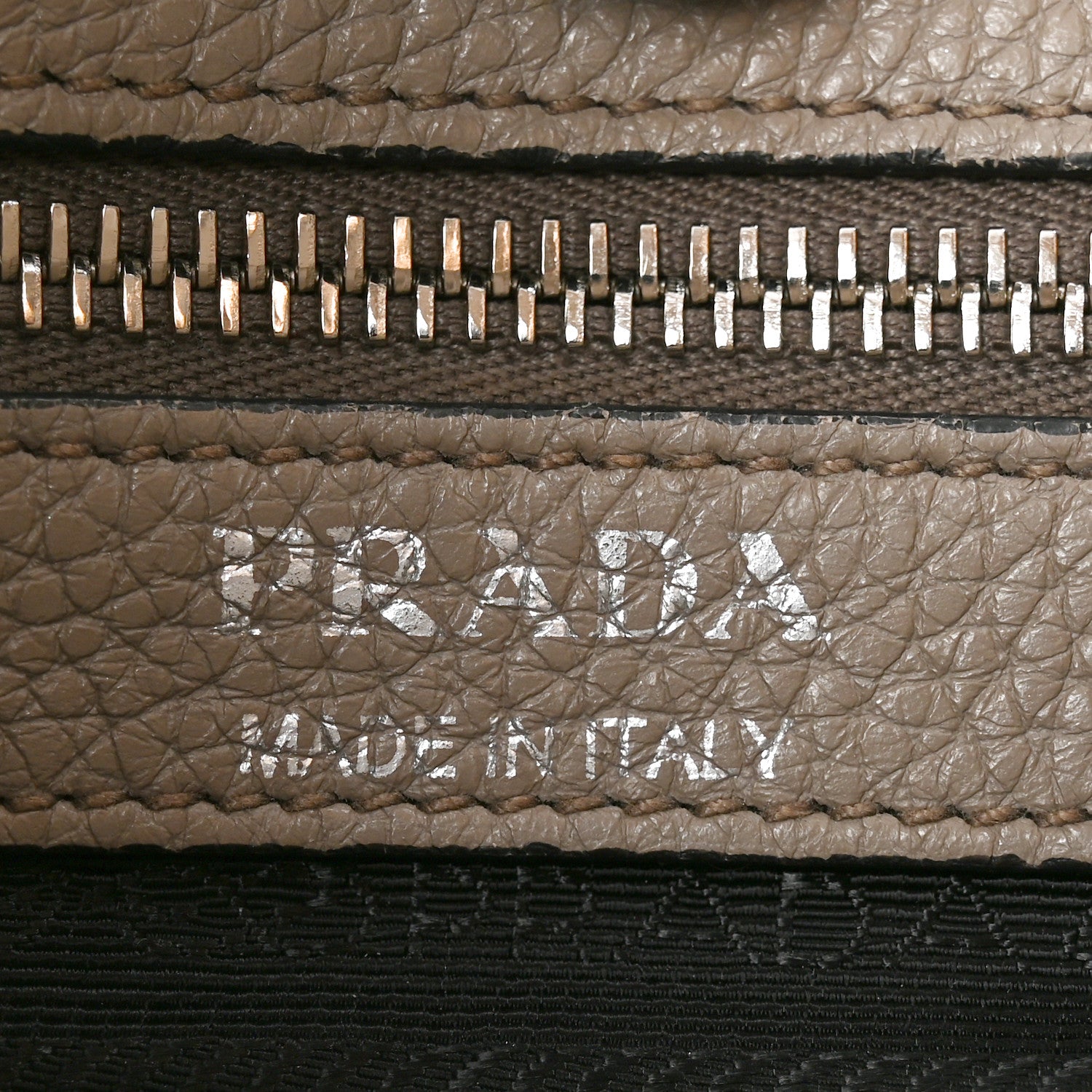 Prada Vitello Daino Soft Hobo Messenger Bag Argilla 7 of 9