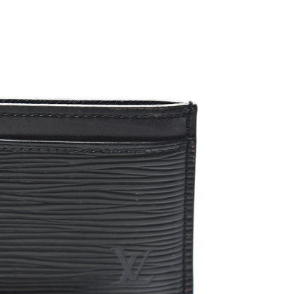 Louis Vuitton Epi Card Holder Black 6 of 7