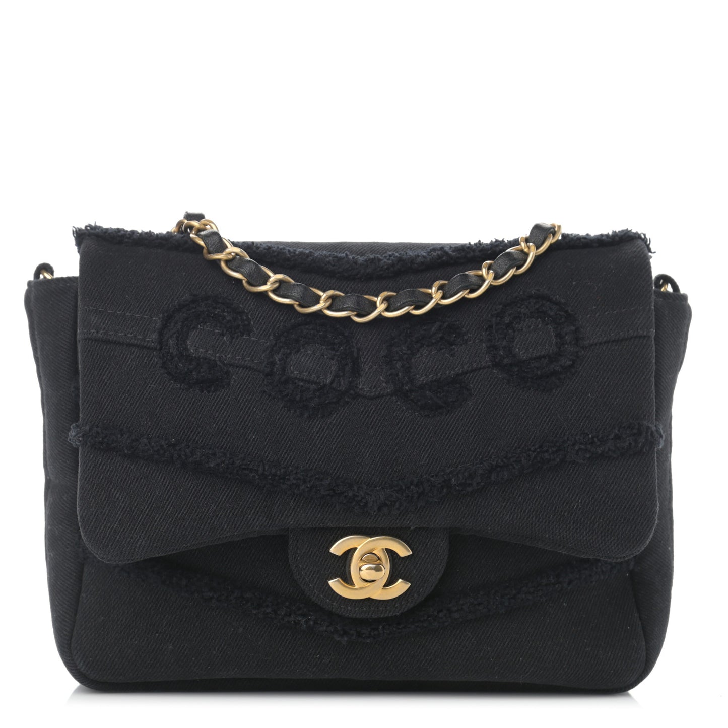 Denim Coco Flap Black