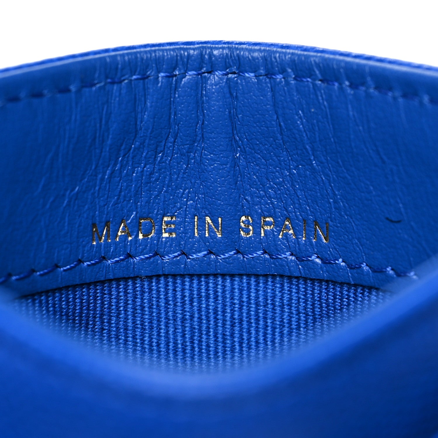 Chanel Caviar Quilted Card Holder Blue 7 of 10