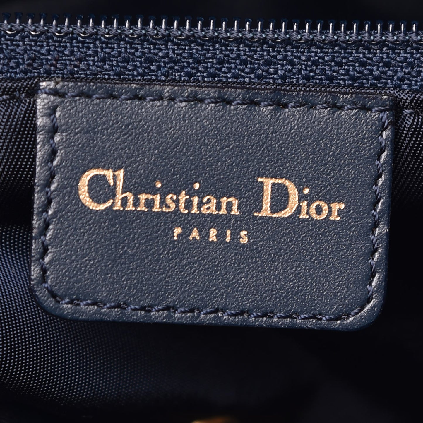 Monogram Saddle Bowler Navy