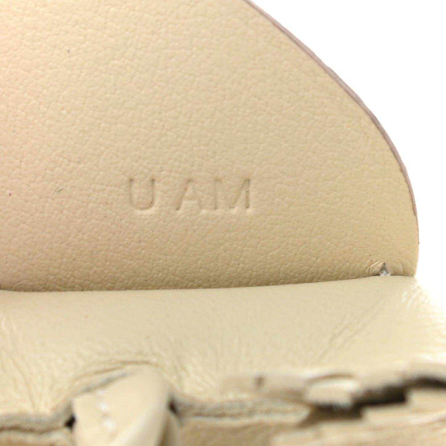 Milo Lambskin Matte Alligator Touch Grigri Rodeo Pegase Horse Bag Charm PM Craie Nata Beton