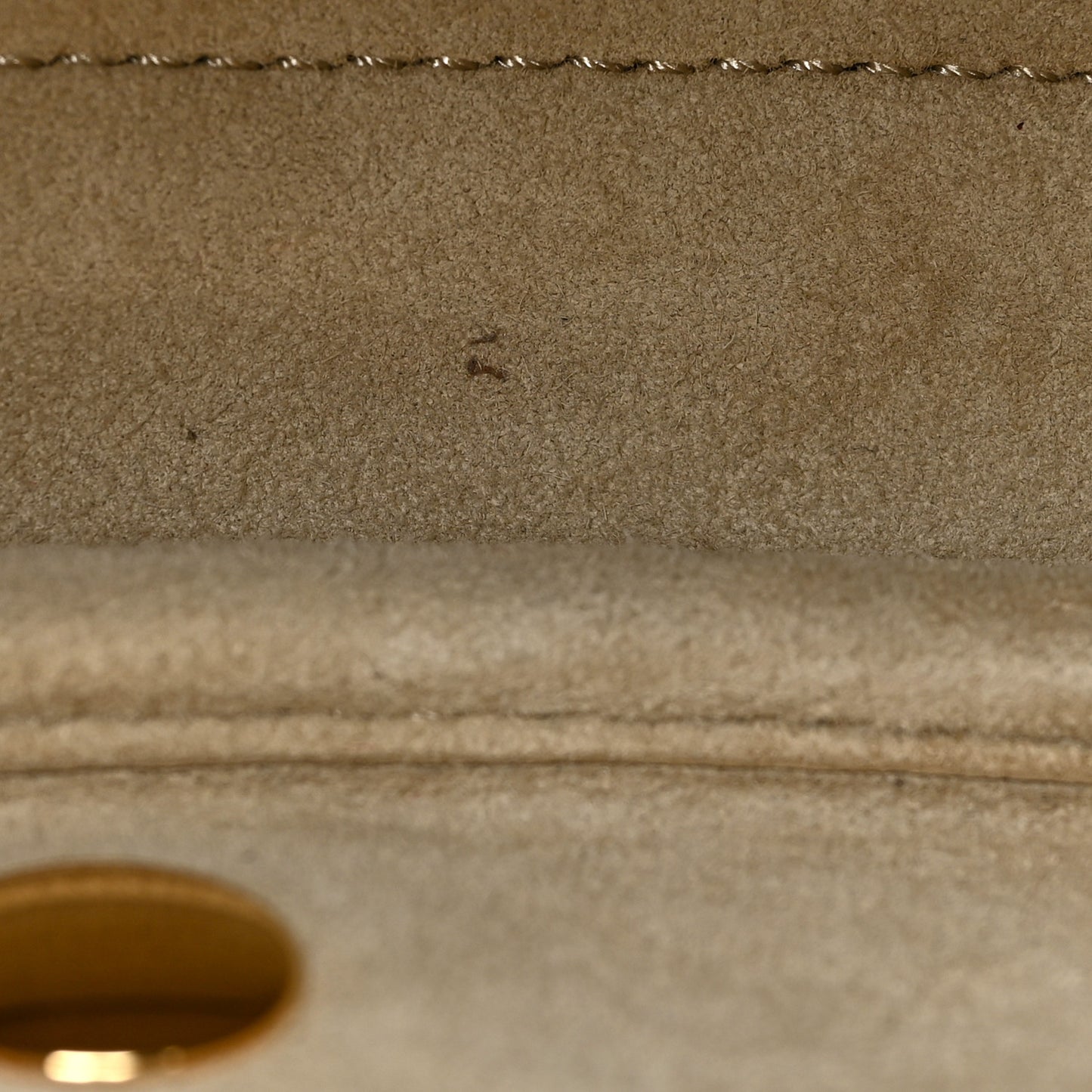 Grained Calfskin Medium Bobby Flap Beige