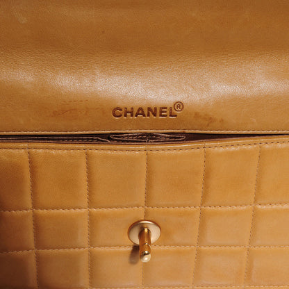 Chanel Lambskin East West Chocolate Bar Flap Beige 6 of 9