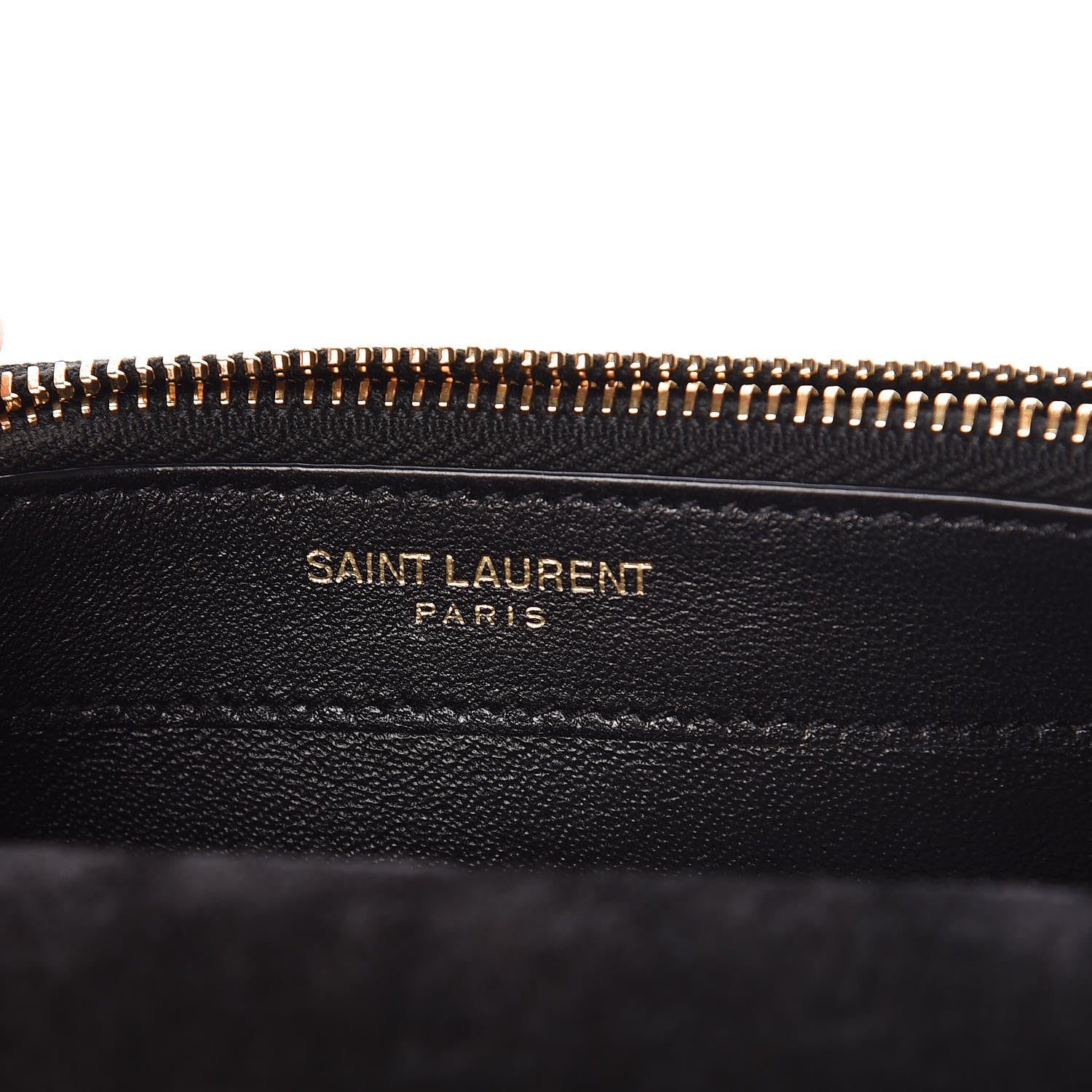 Saint Laurent Laminated Calfskin Classic Monogram Kate Tassel Chain Wallet Green 8 of 10