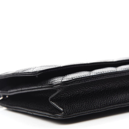 Chanel Caviar Quilted Wallet On Chain WOC Black 6 of 12