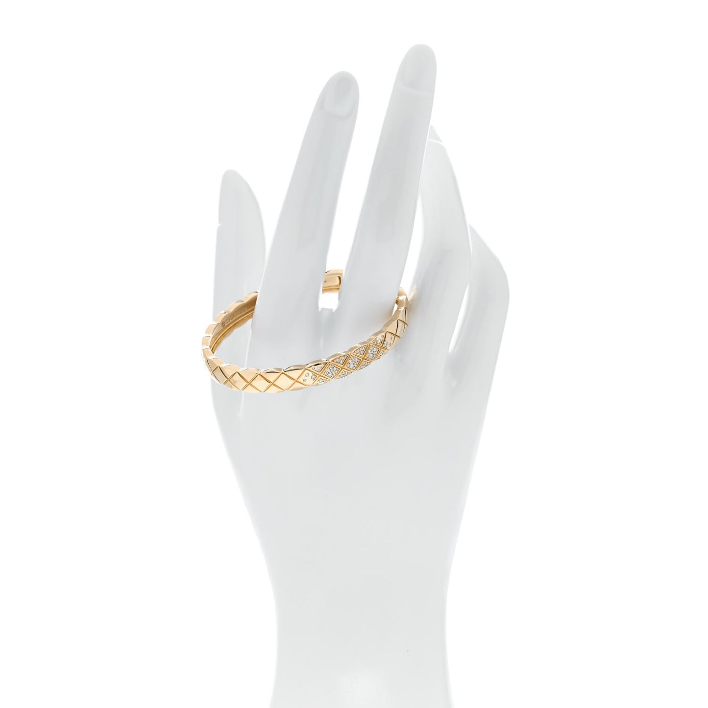 18K Yellow Gold Diamond Coco Crush Bracelet XS