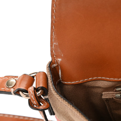Burberry Canvas House Check Small Henham Crossbody Tan 12 of 13