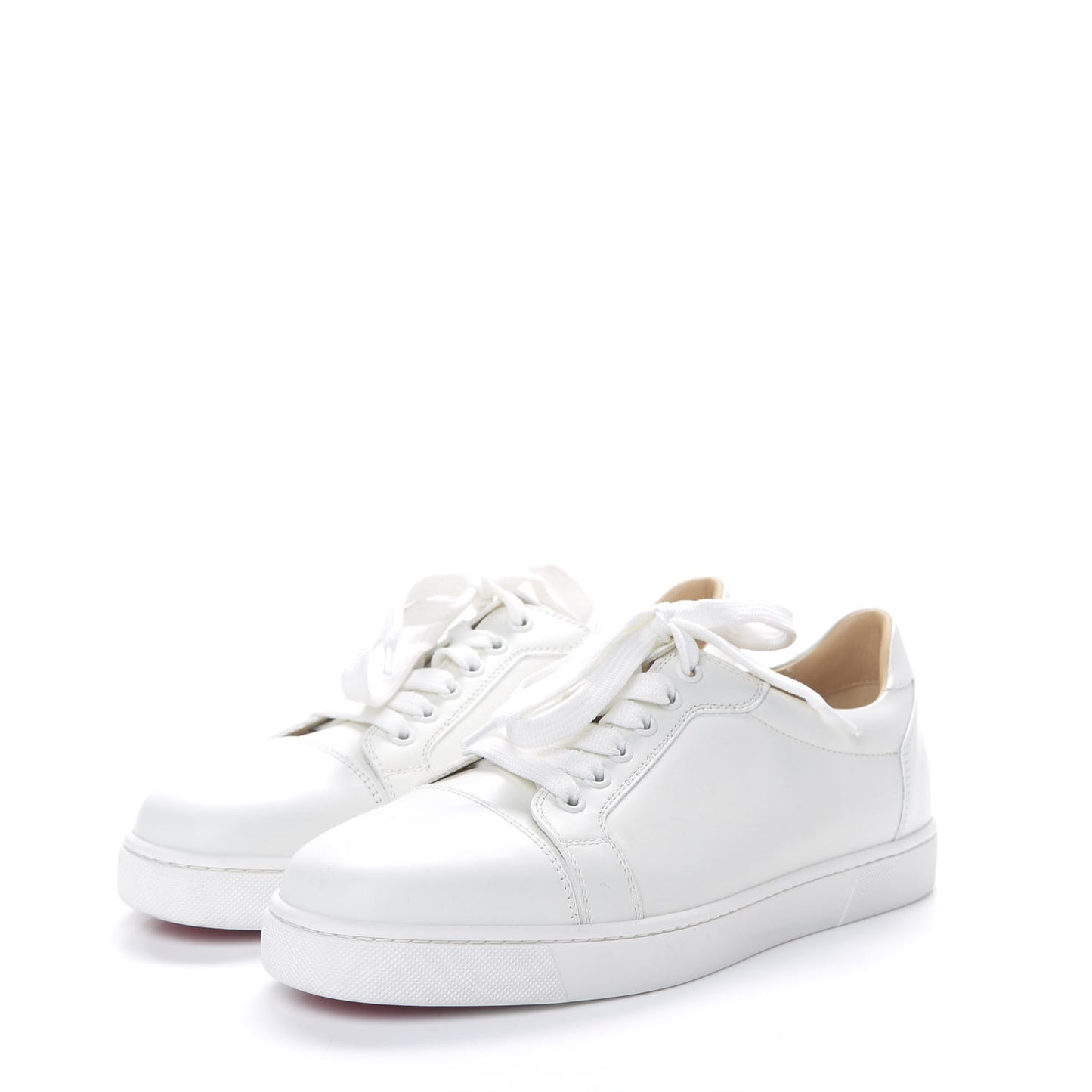 Calfskin Vieira Flat Sneakers 39 Latte
