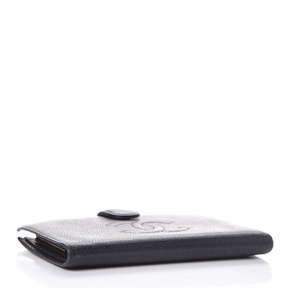 Chanel Caviar Timeless CC French Wallet Black 4 of 10