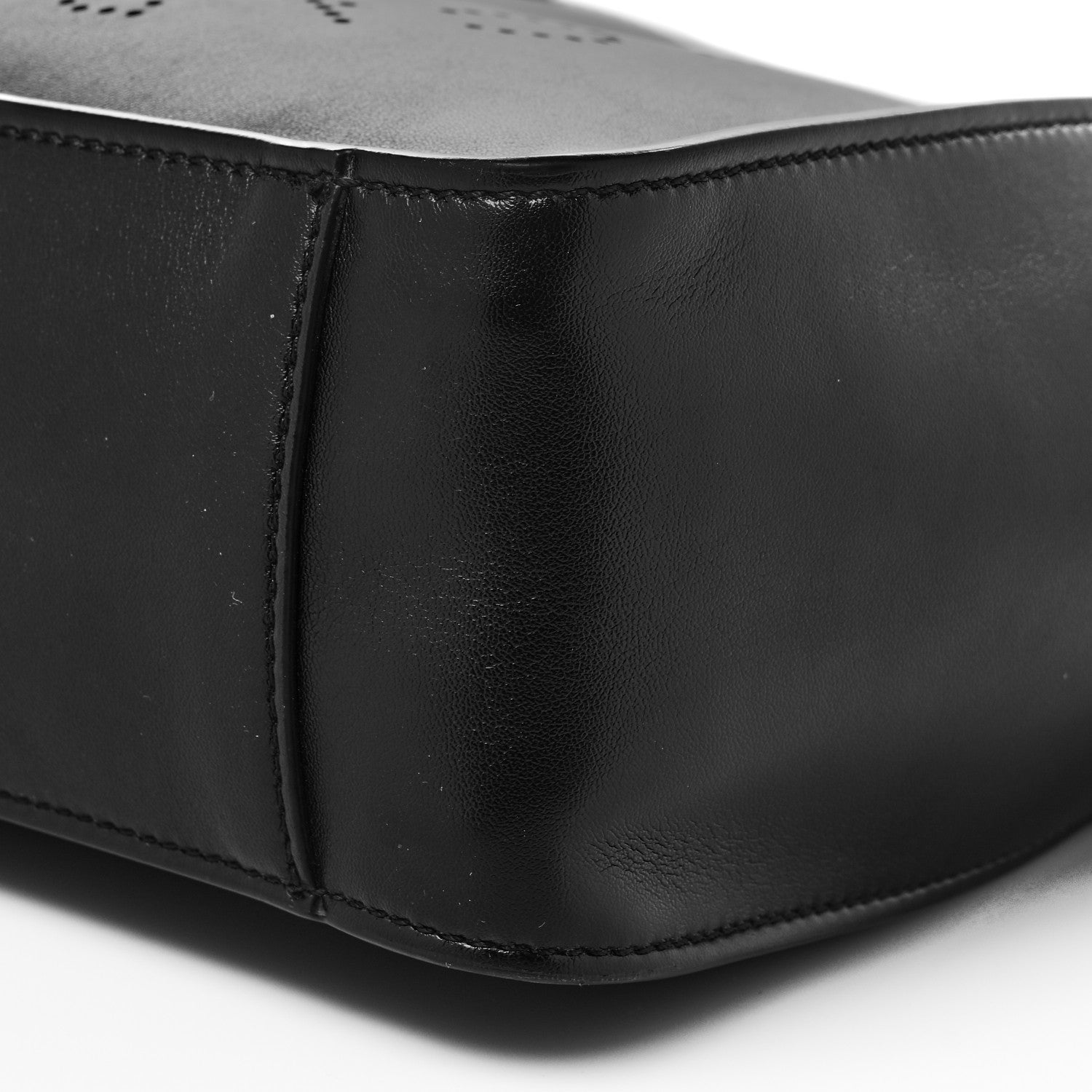 Stella McCartney Eco Alter Nappa Perforated Logo Mini Crossbody Black 10 of 11