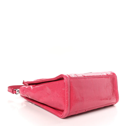 Marc Jacobs Shiny Crinkled Calfskin The Tote Bag Pink 4 of 10