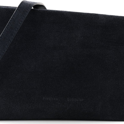 Proenza Schouler Suede Bond Zip Shoulder Bag Deep Navy 7 of 9