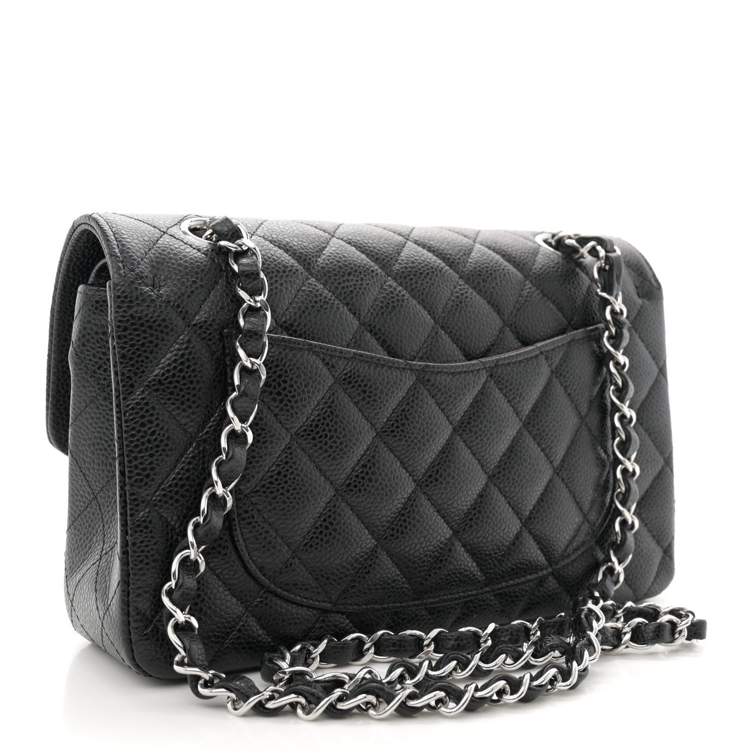 Chanel Caviar Quilted Small Double Flap Black 3 of 12