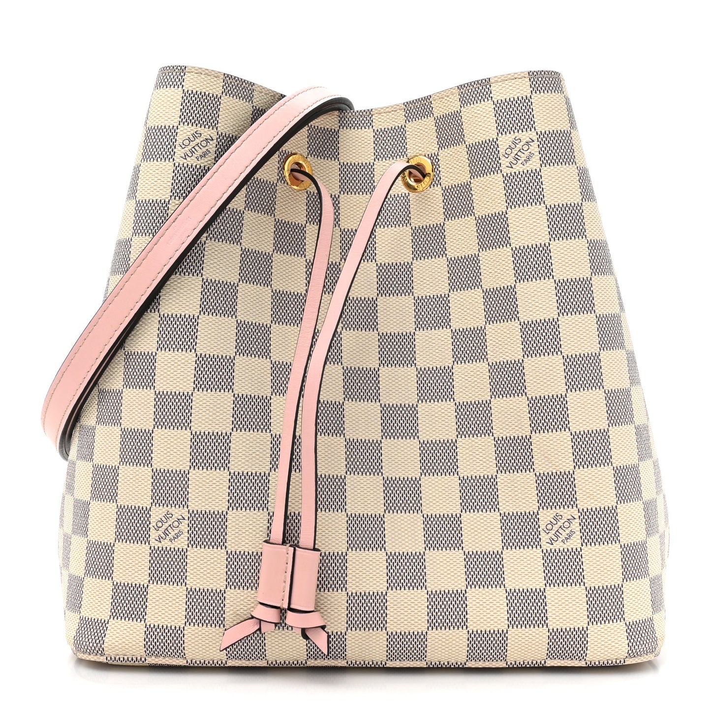 LOUIS VUITTON Damier Azur Neonoe MM Eau De Rose