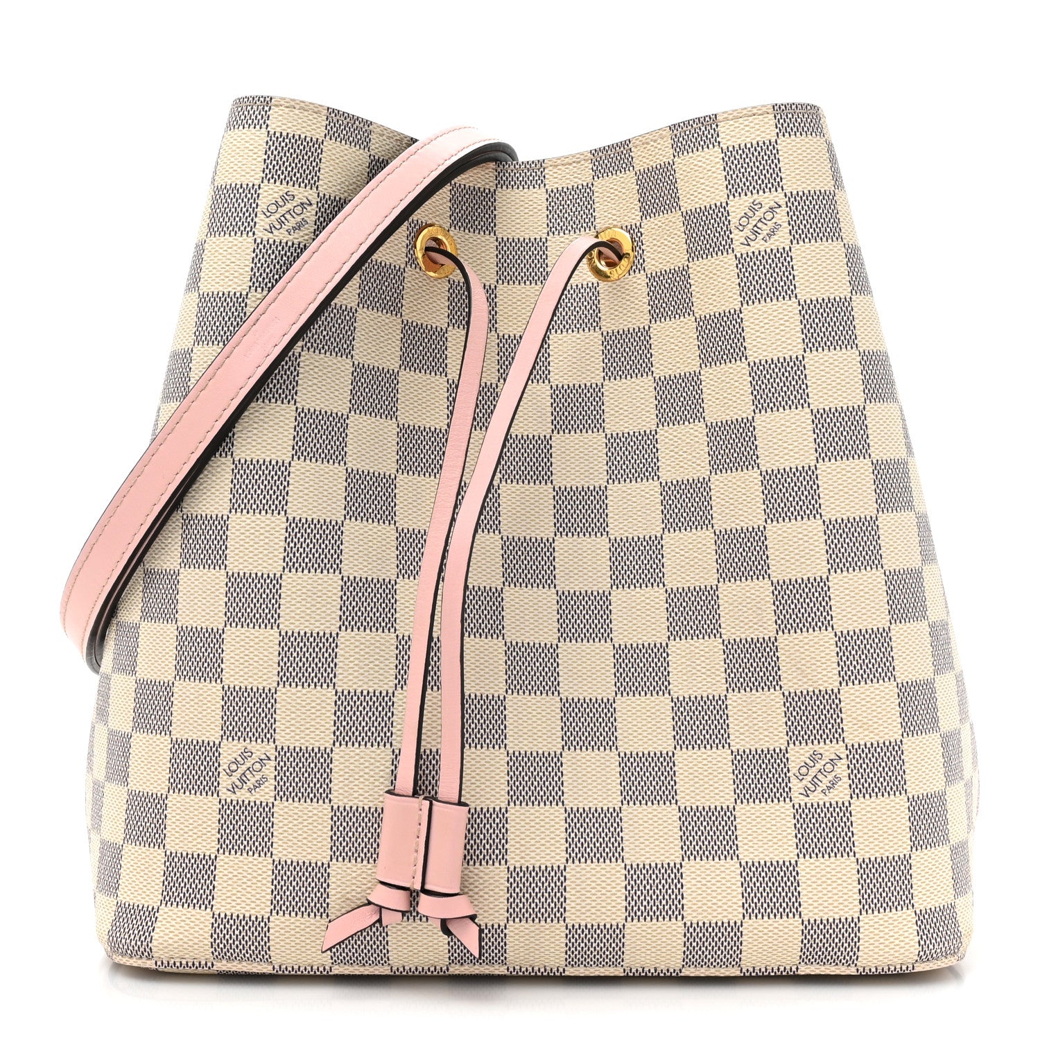 Louis Vuitton LOUIS VUITTON Damier Azur Neonoe MM Eau De Rose 1 of 17