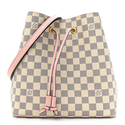 Louis Vuitton LOUIS VUITTON Damier Azur Neonoe MM Eau De Rose 1 of 17