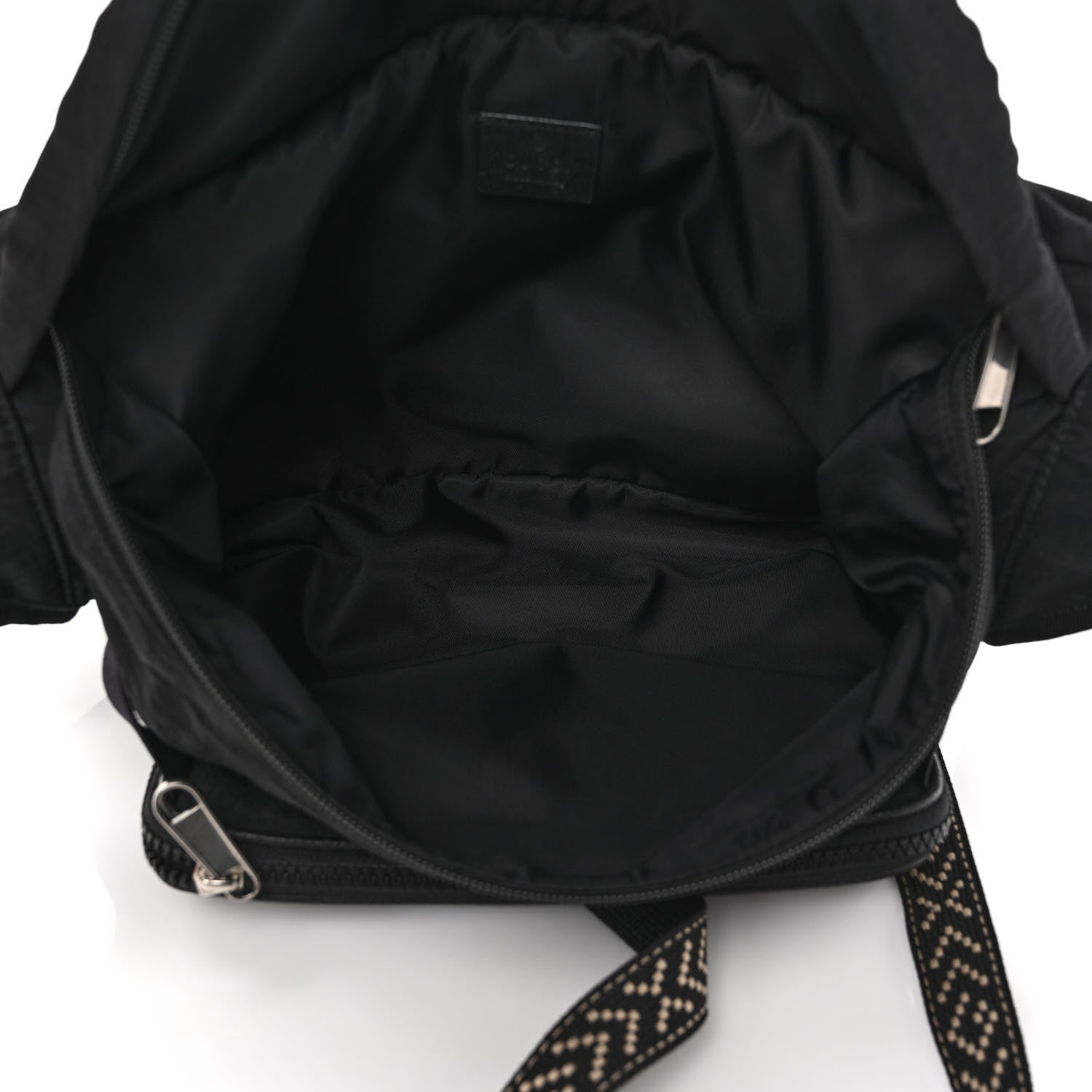 Gucci Nylon 80s Logo Patch Belt Bag Black 5 of 9