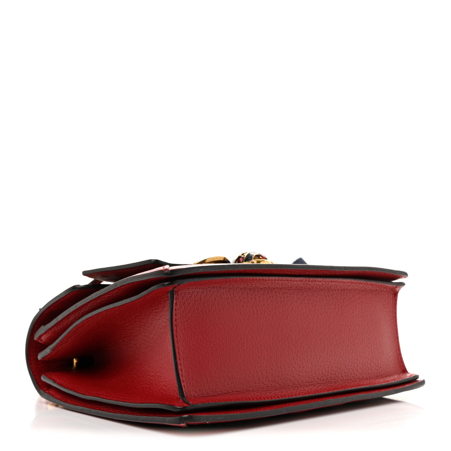 Gucci GG Supreme Monogram Small Queen Margaret Top Handle Bag Red 4 of 16