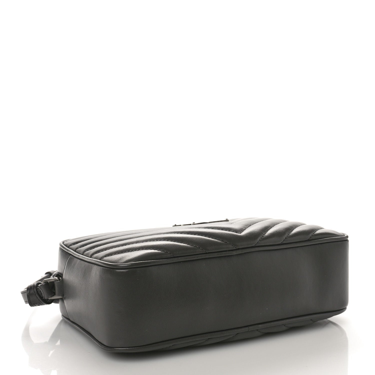 Saint Laurent Calfskin Matelasse Monogram Lou Camera Bag Asphalt 4 of 8