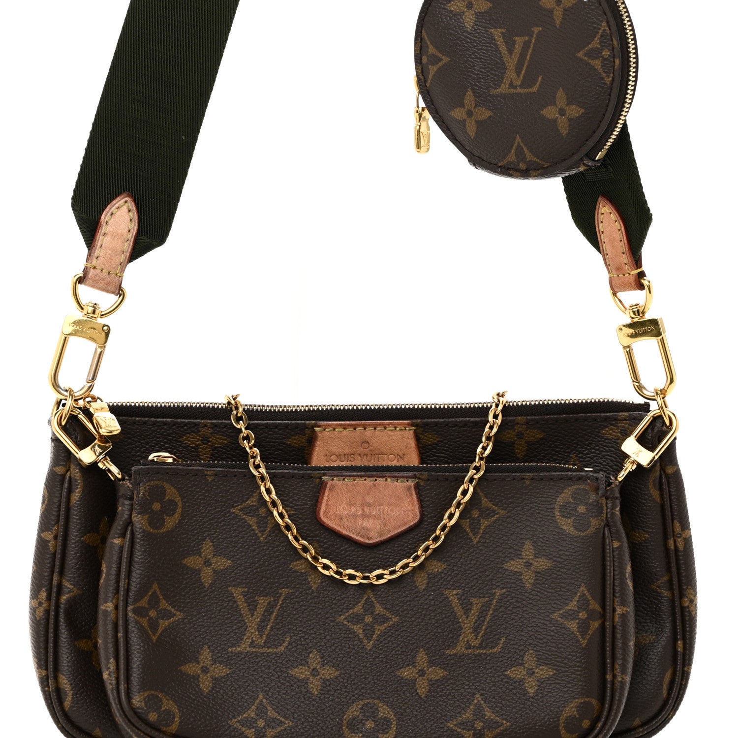 Louis Vuitton Monogram Multi Pochette Accessories Kaki 8 of 10
