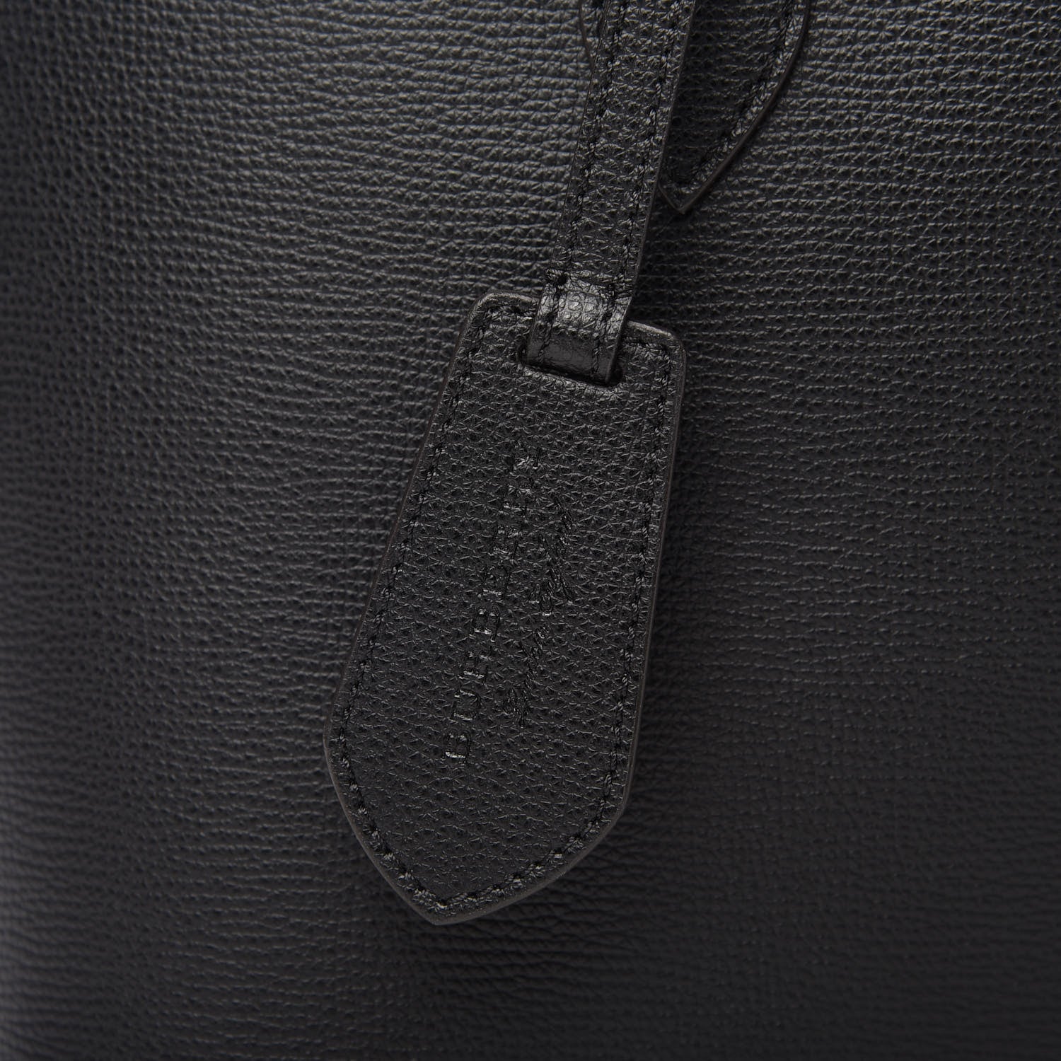 Burberry Grainy Calfskin Haymarket Check Medium Reversible Tote Black 10 of 10