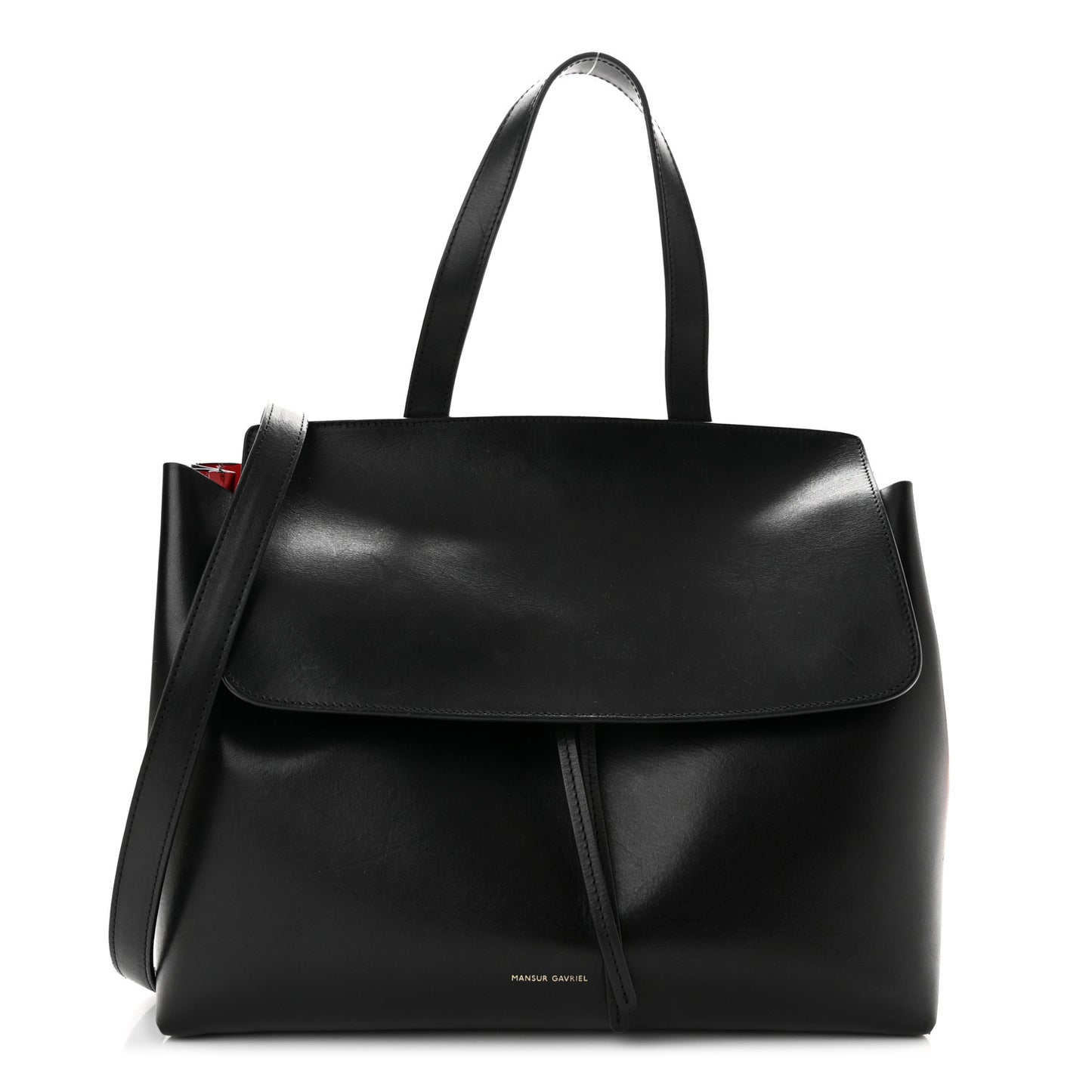 Calfskin Lady Bag Black Flamma