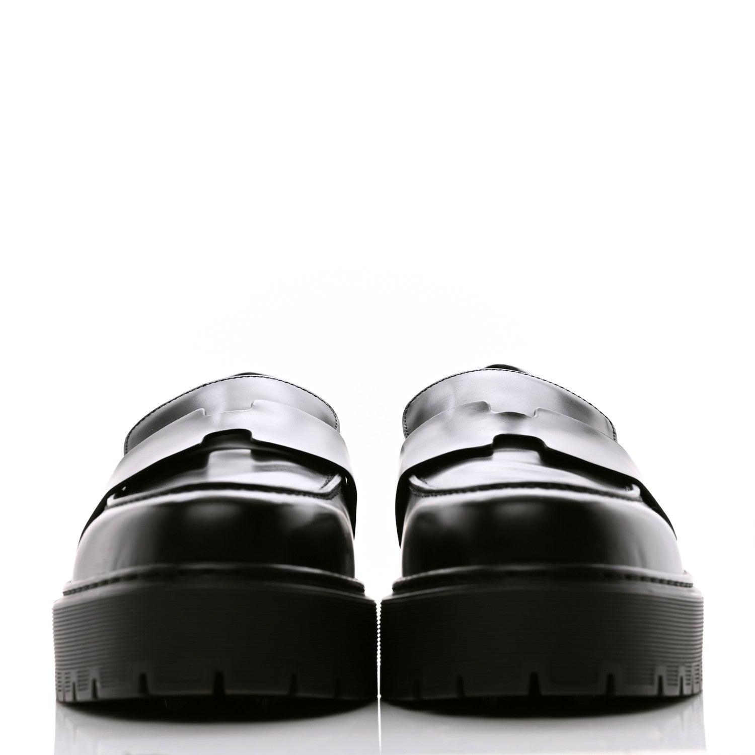 Hermes Calfskin Ivy Loafer 39.5 Black 2 of 8