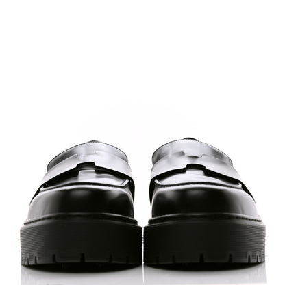 Hermes Calfskin Ivy Loafer 39.5 Black 2 of 8