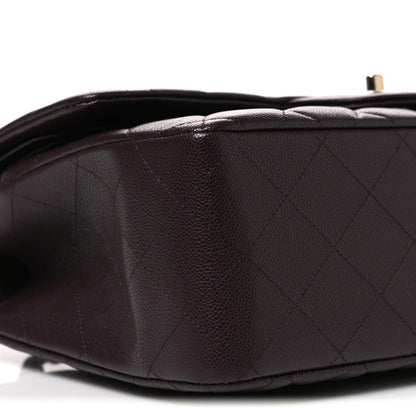 Chanel Caviar Quilted Jumbo Double Flap Dark Brown 9 of 10
