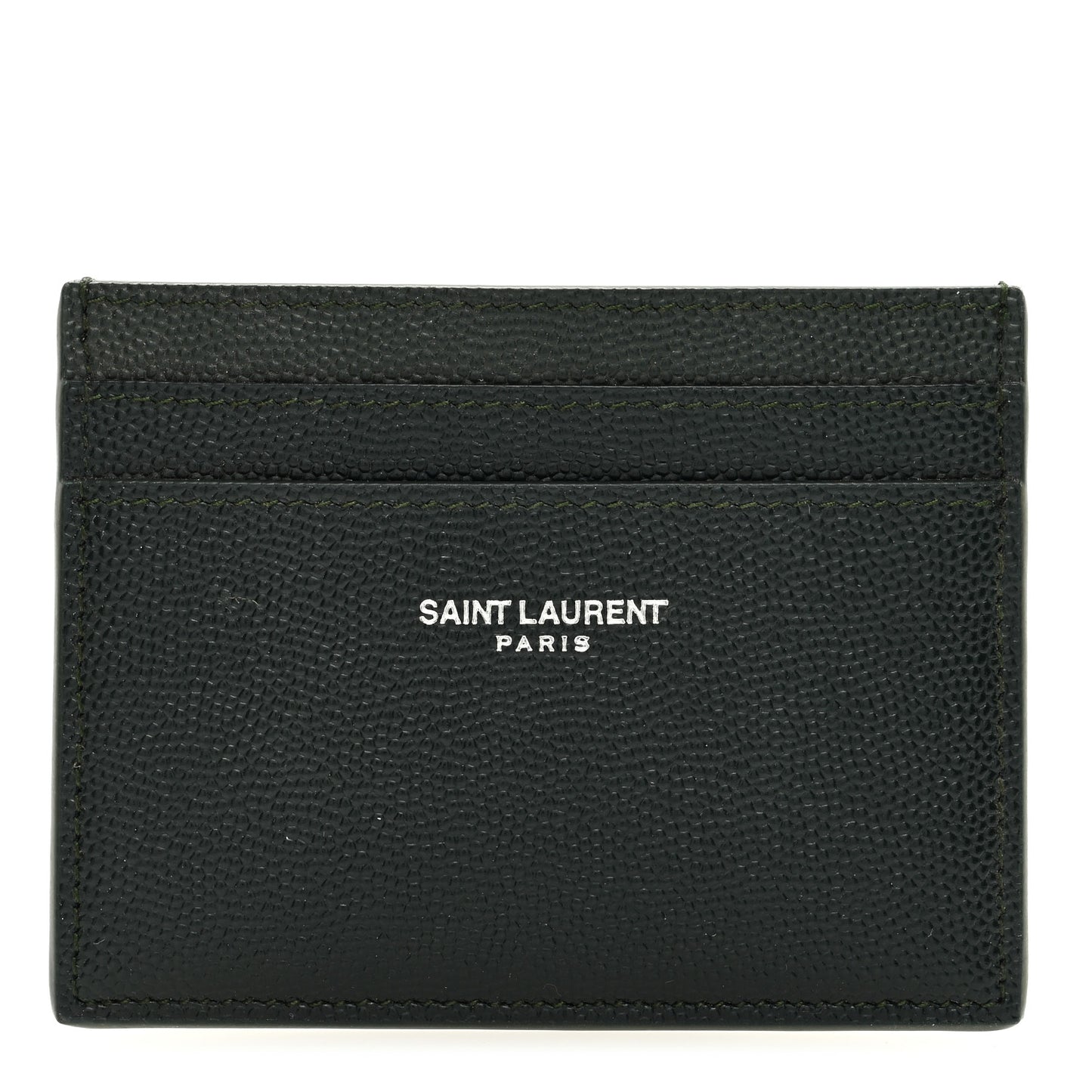Grain De Poudre Card Case New Vert Fonce
