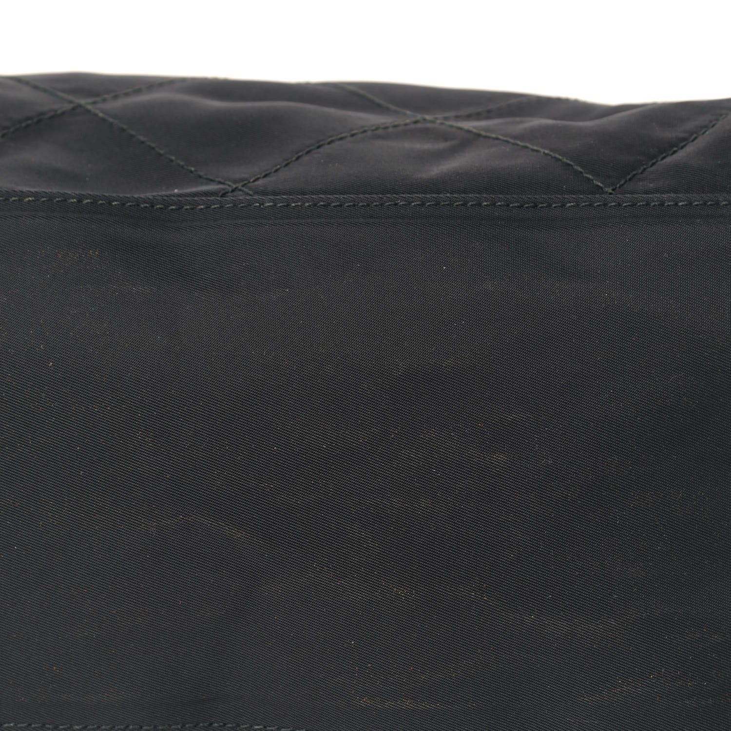Prada Tessuto Nylon Chain Shoulder Bag Black 9 of 10