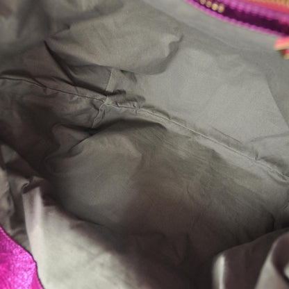 Marc Jacobs Crinkled Leather Cruise Tote Metallic Fuchsia 7 of 9
