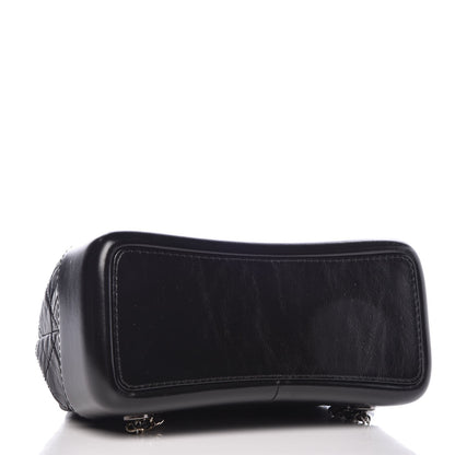 Chanel Aged Calfskin Quilted Small Gabrielle Backpack Black 4 of 9