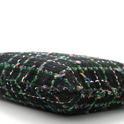 Chanel Tweed Large Robot Shopping Bag Black Multicolor 10 of 11