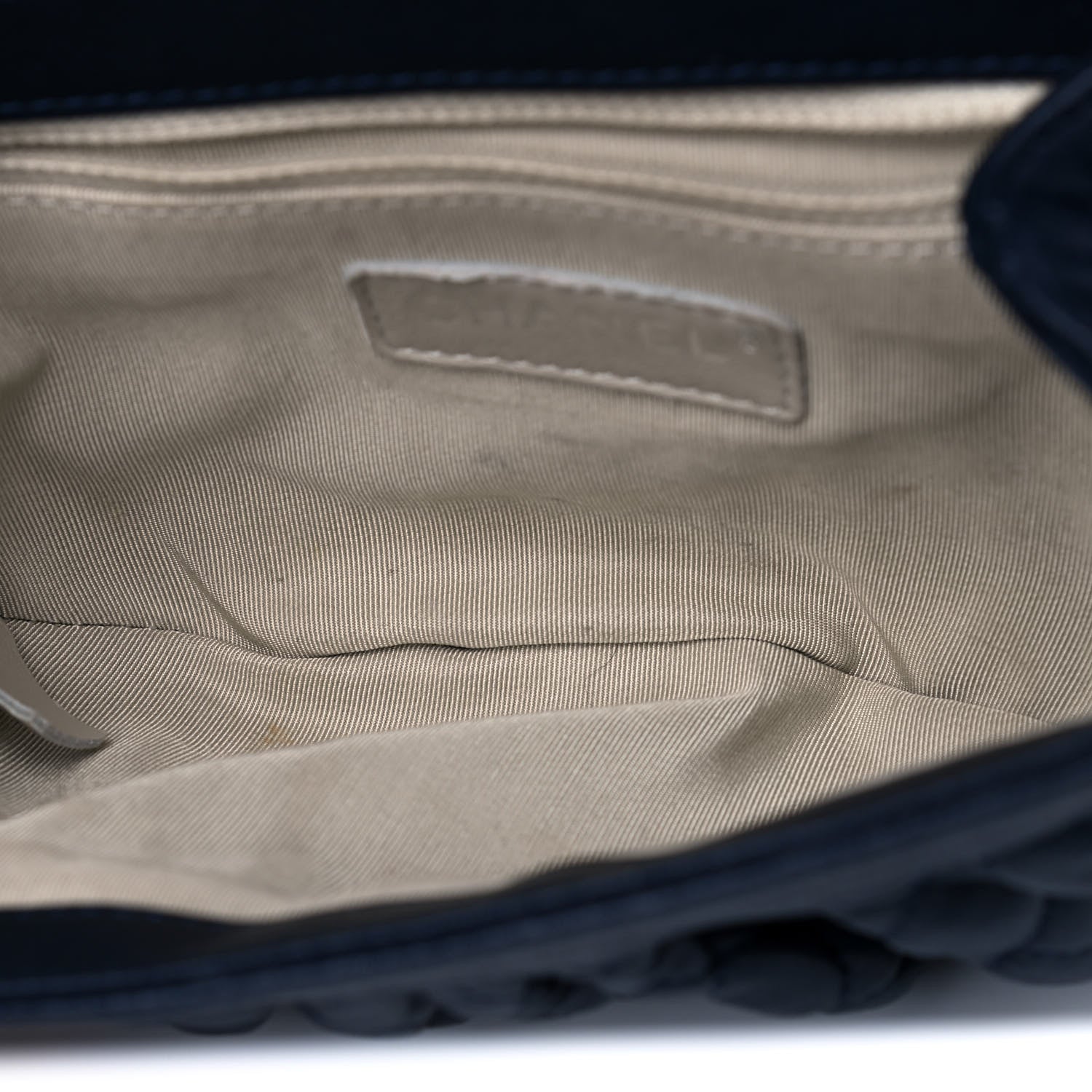 Chanel Washed Lambskin Mini Chain Around Messenger Navy Blue 5 of 9