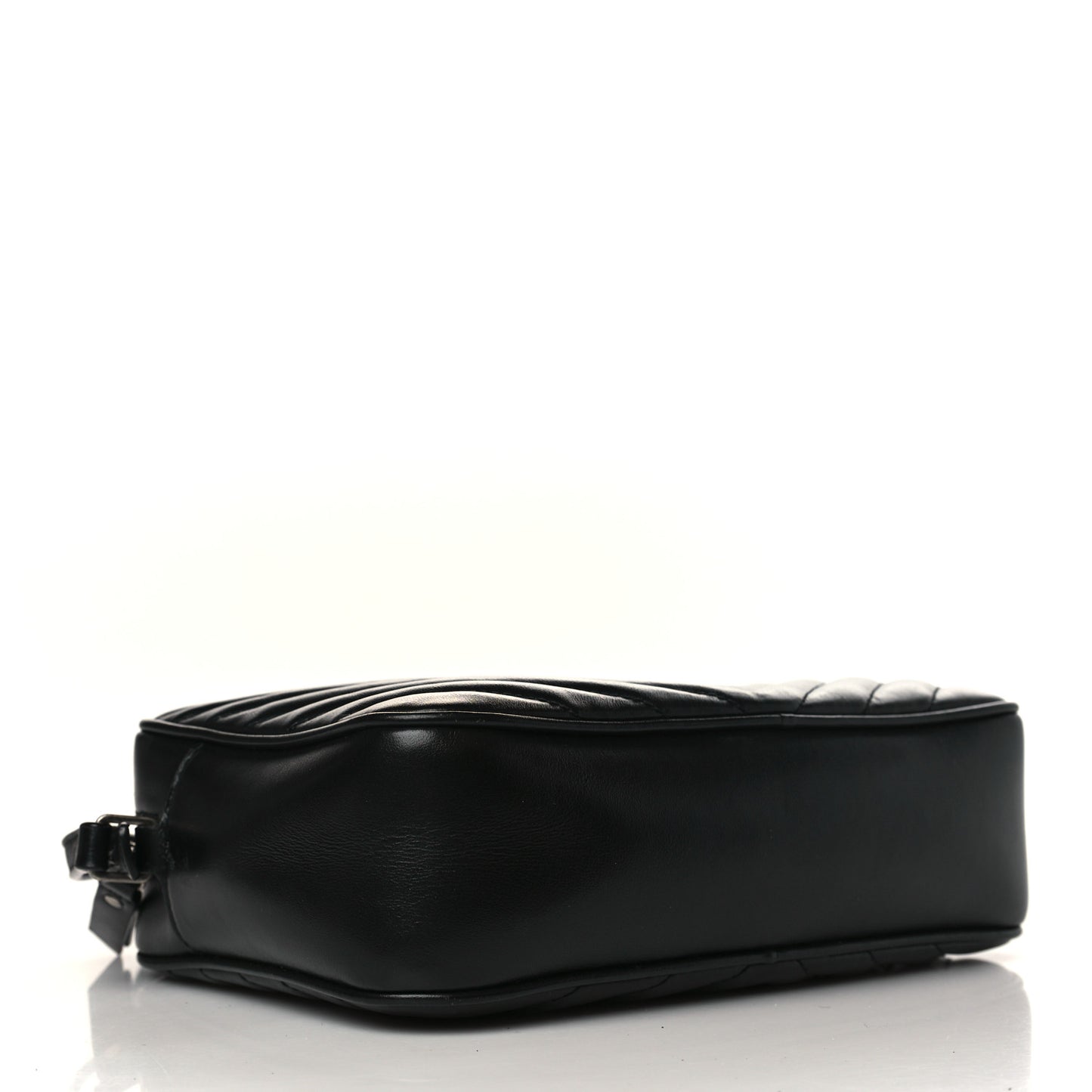 Calfskin Matelasse Monogram Lou Camera Bag Black