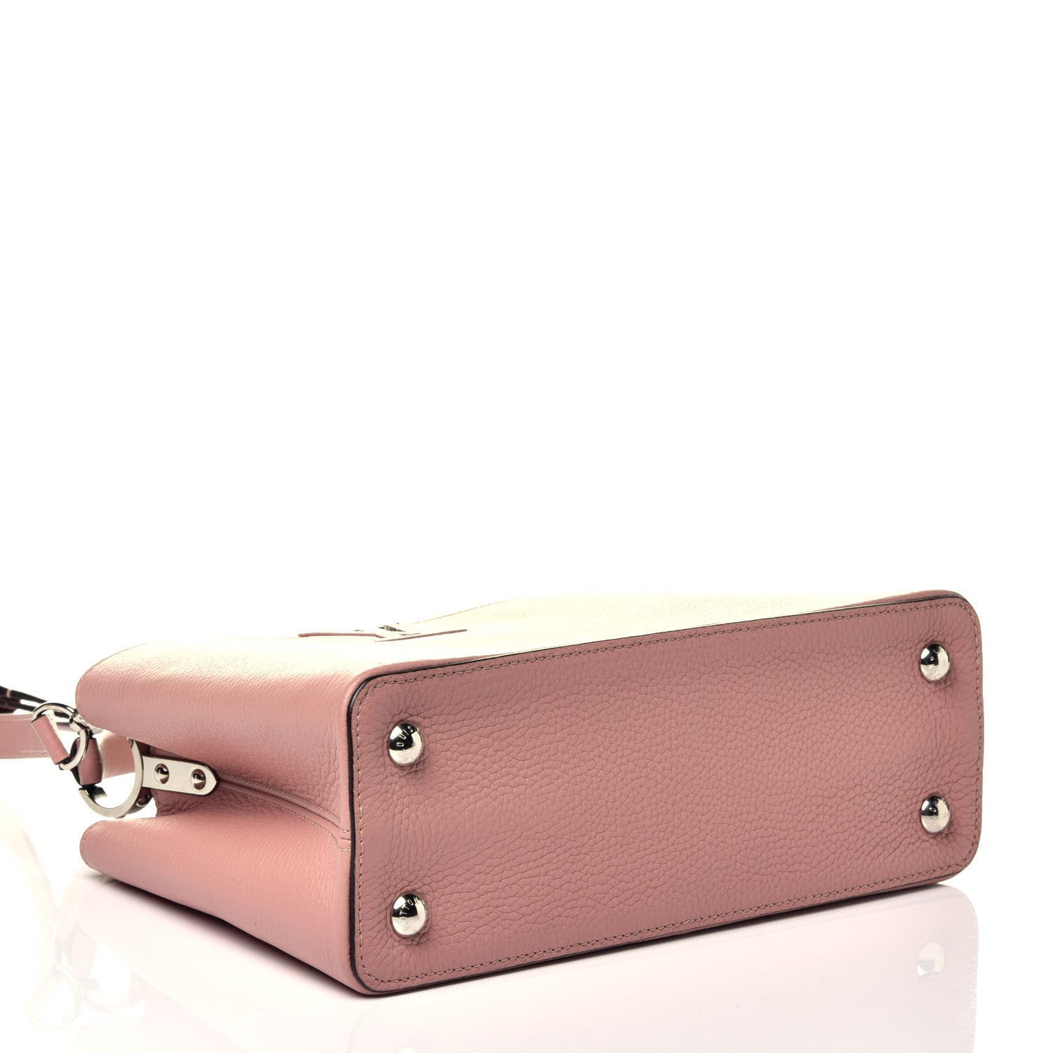 Louis Vuitton Taurillon Capucines PM Magnolia 5 of 9