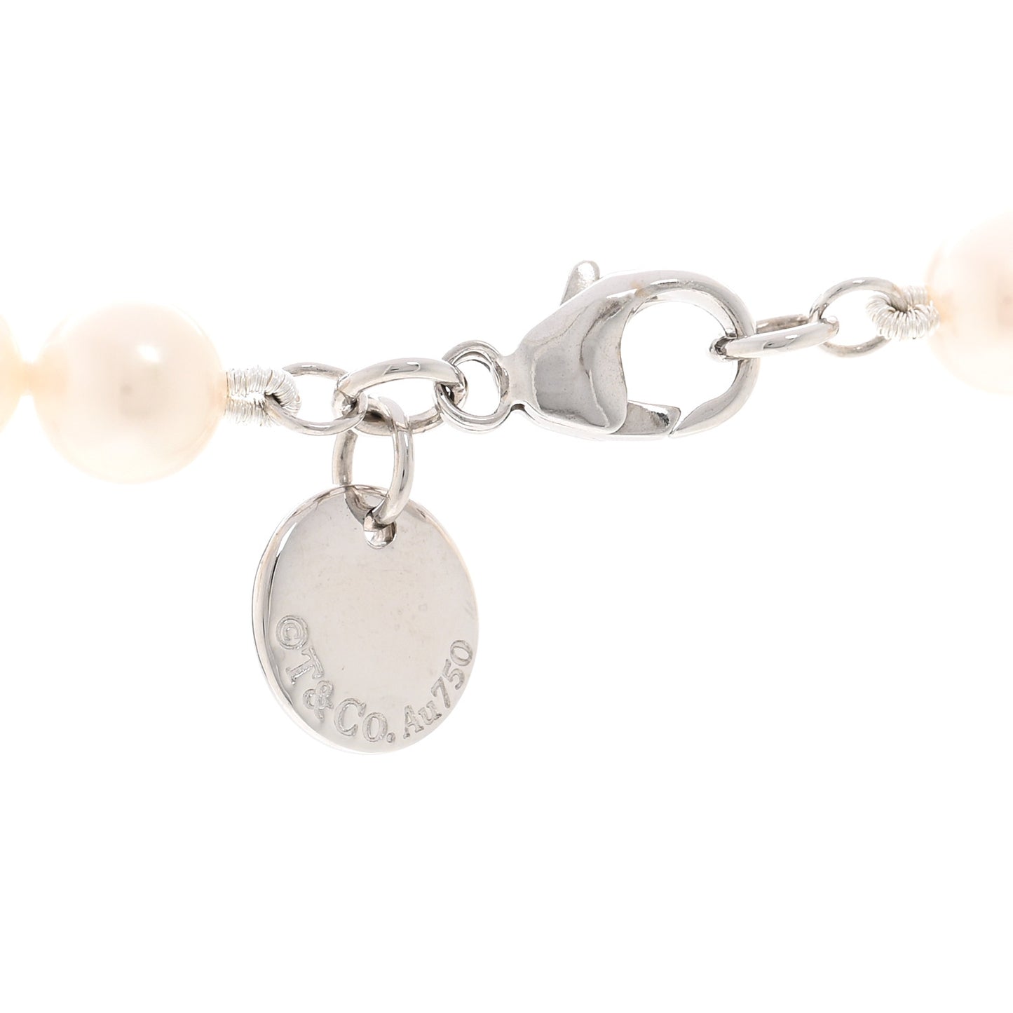 18K White Gold Akoya Pearl 6.5-7mm Essential Necklace